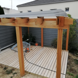 Réparation de toiture de pergola en acier Longjumeau